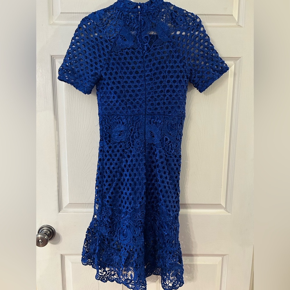 Lumiere Royal Blue Lace Dress - Picture 2 of 5